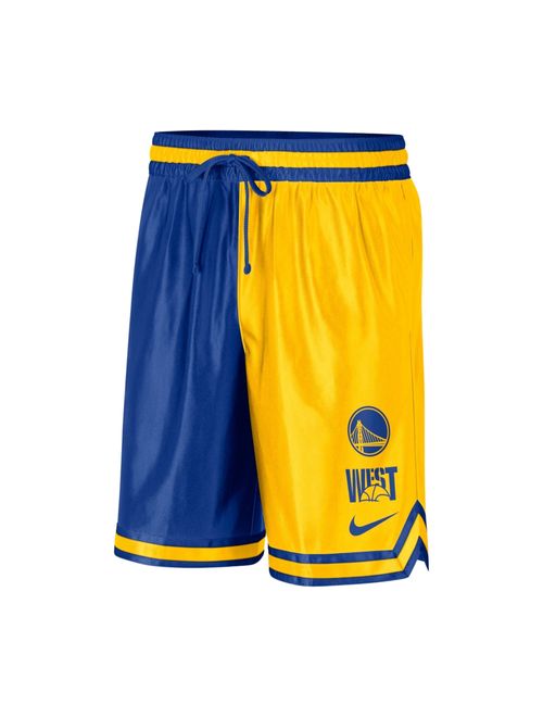 Calção Golden State Nike DNA CTS GX Masculino - Amarelo/Azul