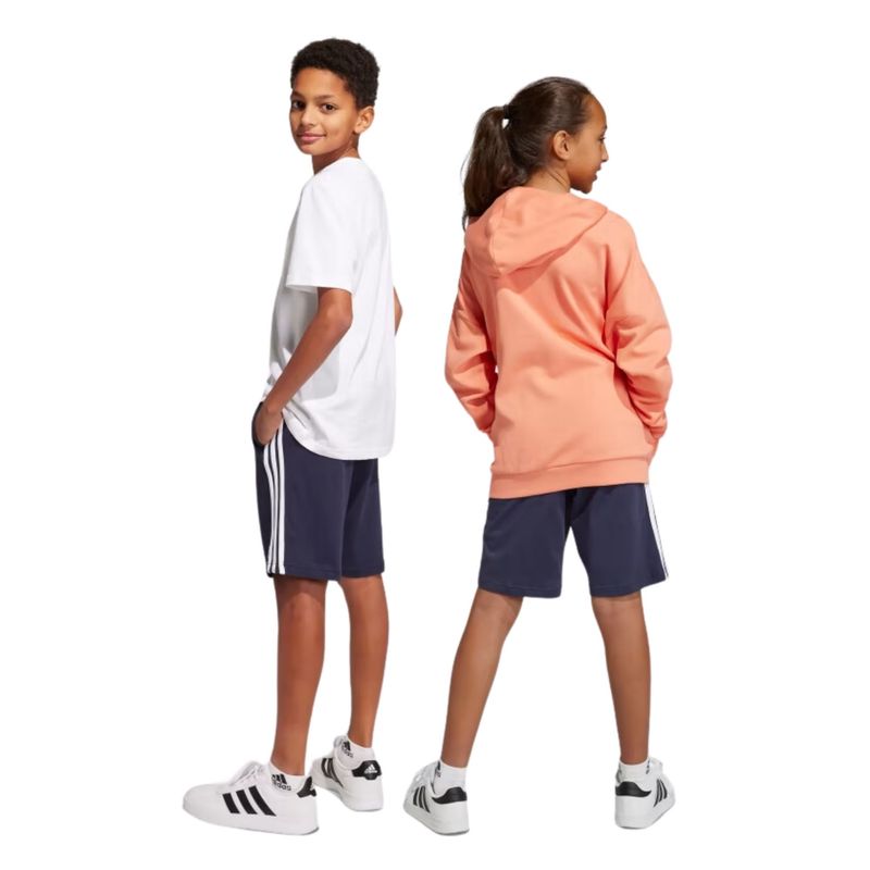 Shorts-Malha-Adidas-Essentials-Tres-Listras-Infantil---Azul-Marinho