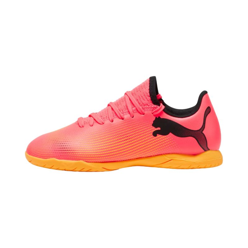 Chuteira-De-Futsal-Future-7-Play-Infantil---Laranja
