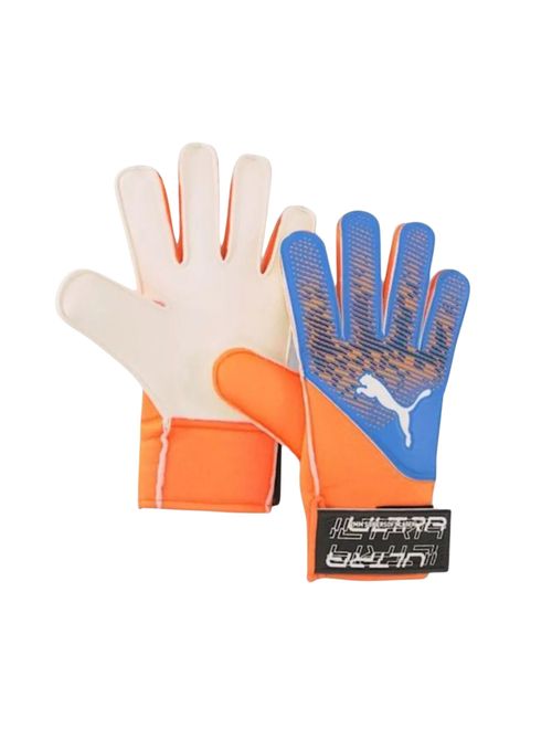 Luva De Goleiro Puma Ultra Grip 4 Unissex - Laranja/Azul