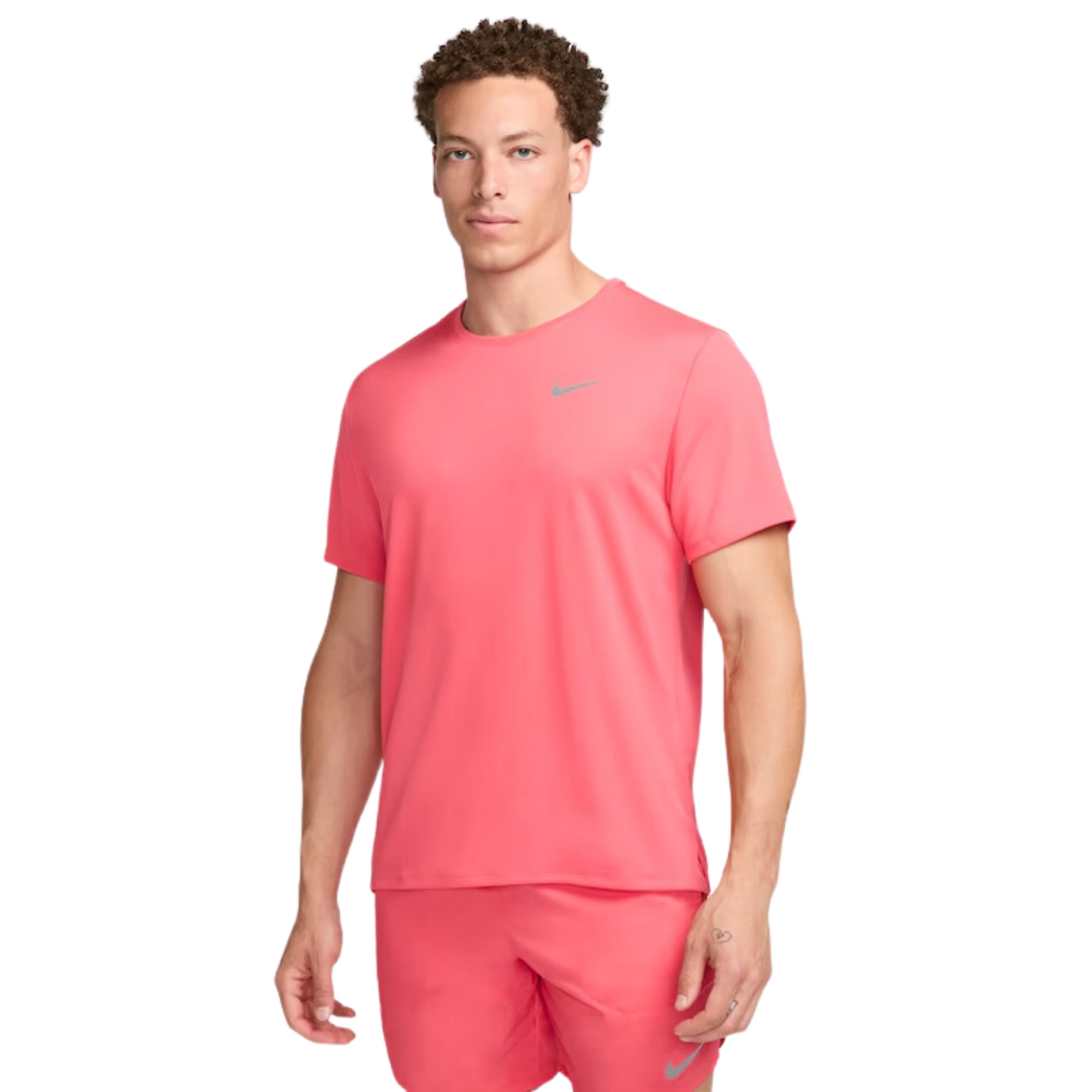 Camiseta Nike Dri-Fit Uv Miller Masculina - Rosa
