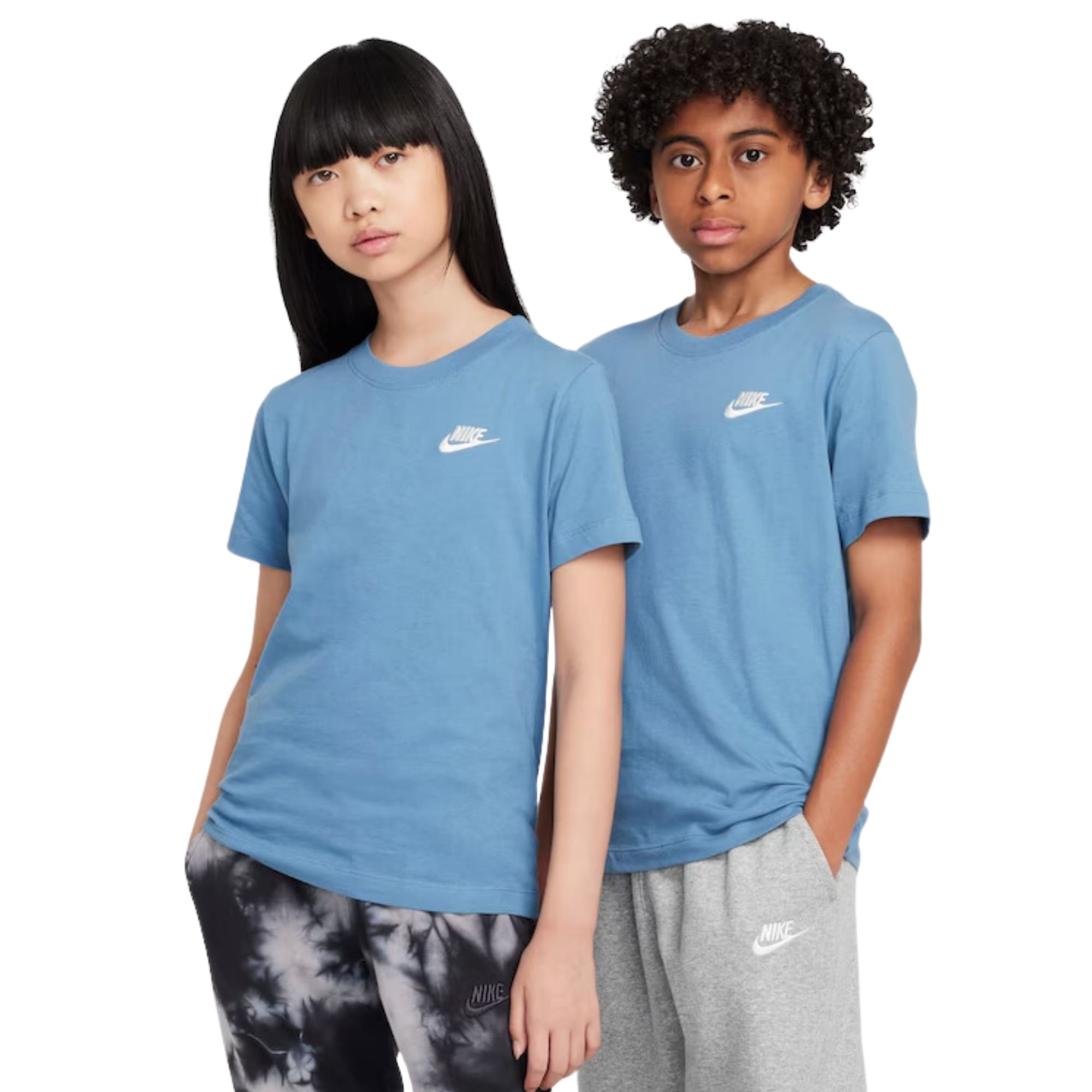 Camiseta Nike Sportswear Futura Infantil - Azul