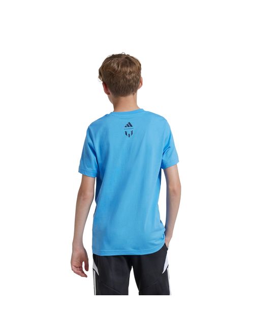 Camiseta Messi Adidas Infantil - Azul Claro