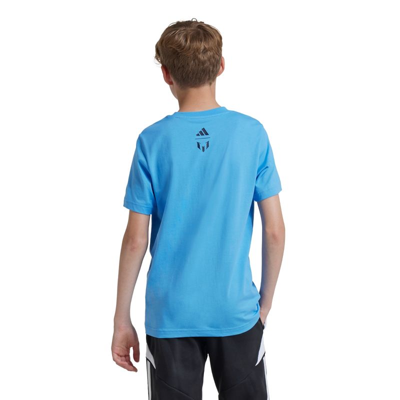 Camiseta-Messi-Adidas-Infantil---Azul-Claro