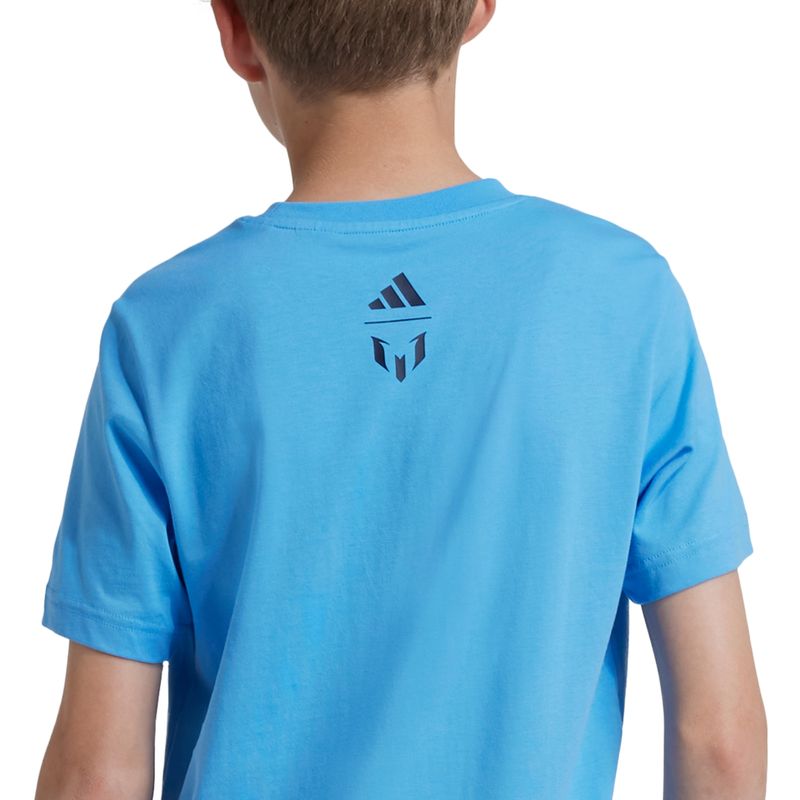 Camiseta-Messi-Adidas-Infantil---Azul-Claro