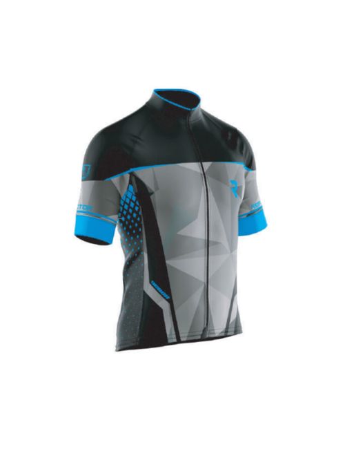 Camiseta Ciclista Refactor Venon Masculina - Cinza/Azul
