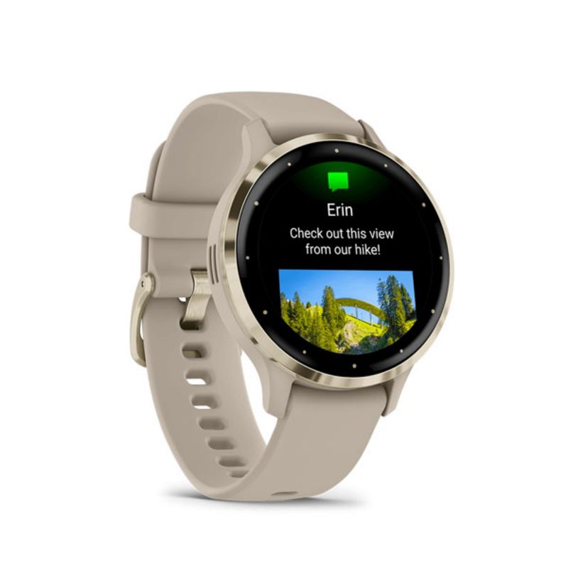 Relogio-Monitor-Cardiaco-Garmin-Venu-3S-Unissex---Bege-Dourado