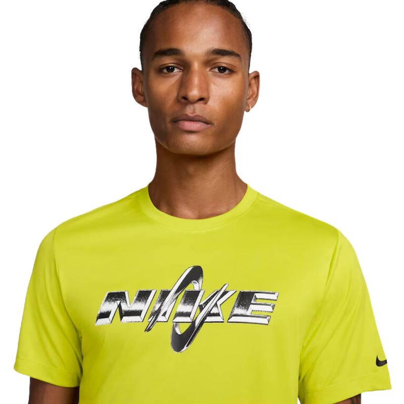 Camiseta-Nike-Dri-Fit-Masculina---Amarela