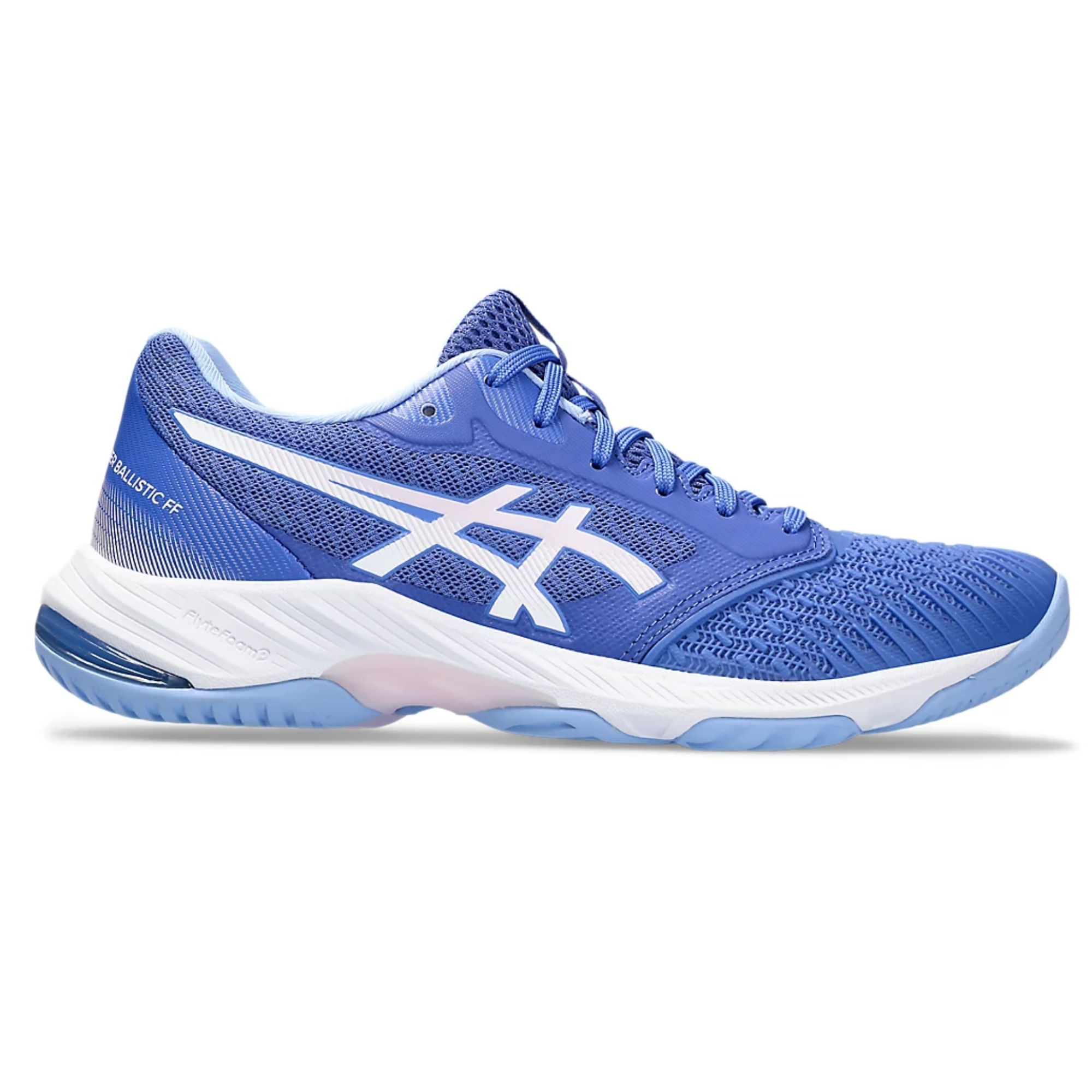 Tênis Asics Netburner Ballistic Ff 3 Feminino - Azul/Branco