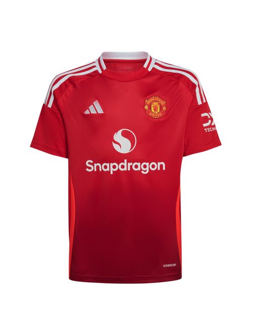 Camisa Manchester United I 2024/25 Adidas Infantil - Vermelha