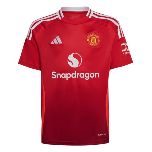 Camisa Manchester United I 2024/25 Adidas Infantil - Vermelha