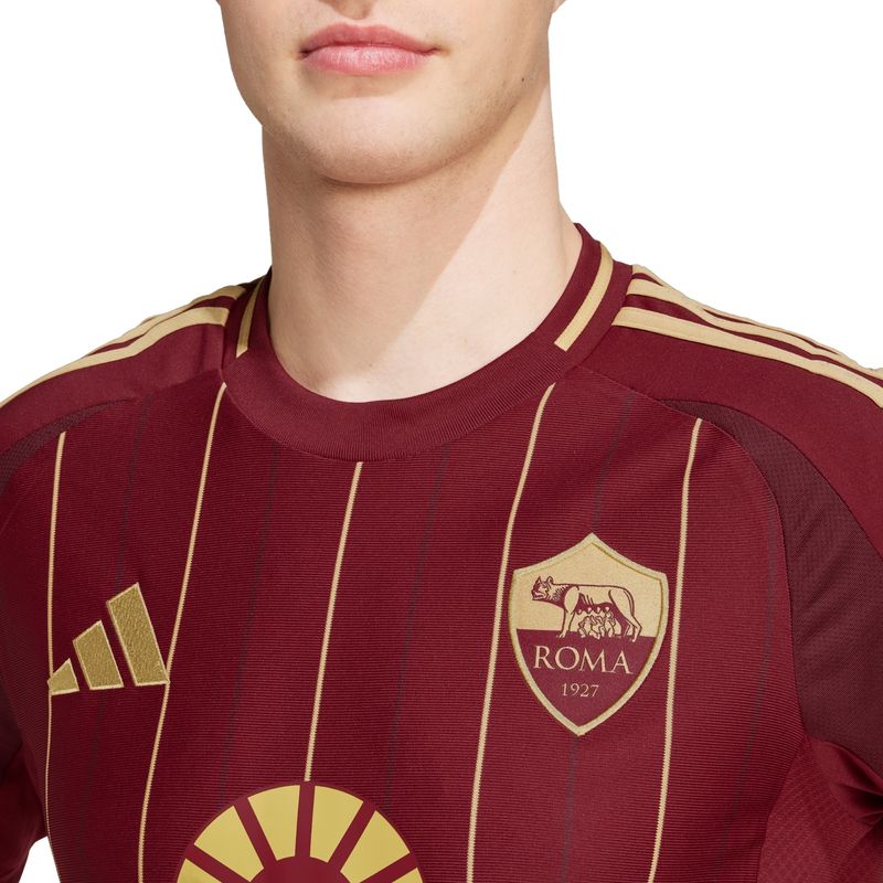 Camisa-As-Roma-I-24-25-Adidas-Masculina---Vermelho-Escuro