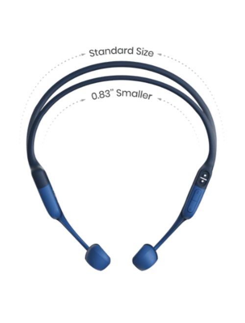 Fone De Ouvido Shokz Condução Óssea Openrun Mini Unissex - Azul