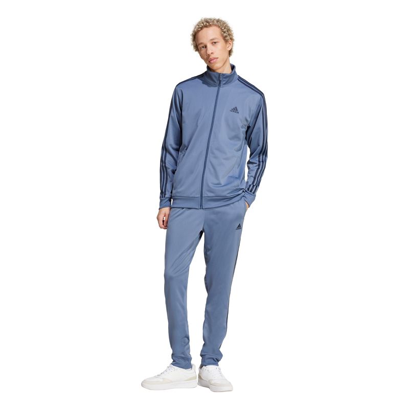 Agasalho-Adidas-Malha-Basic-3-Stripes-Masculino---Azul