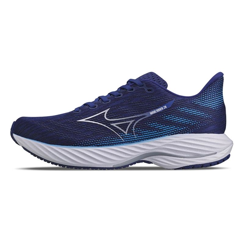 Tenis-Mizuno-Wave-Rider-28-Masculino---Azul-Marinho