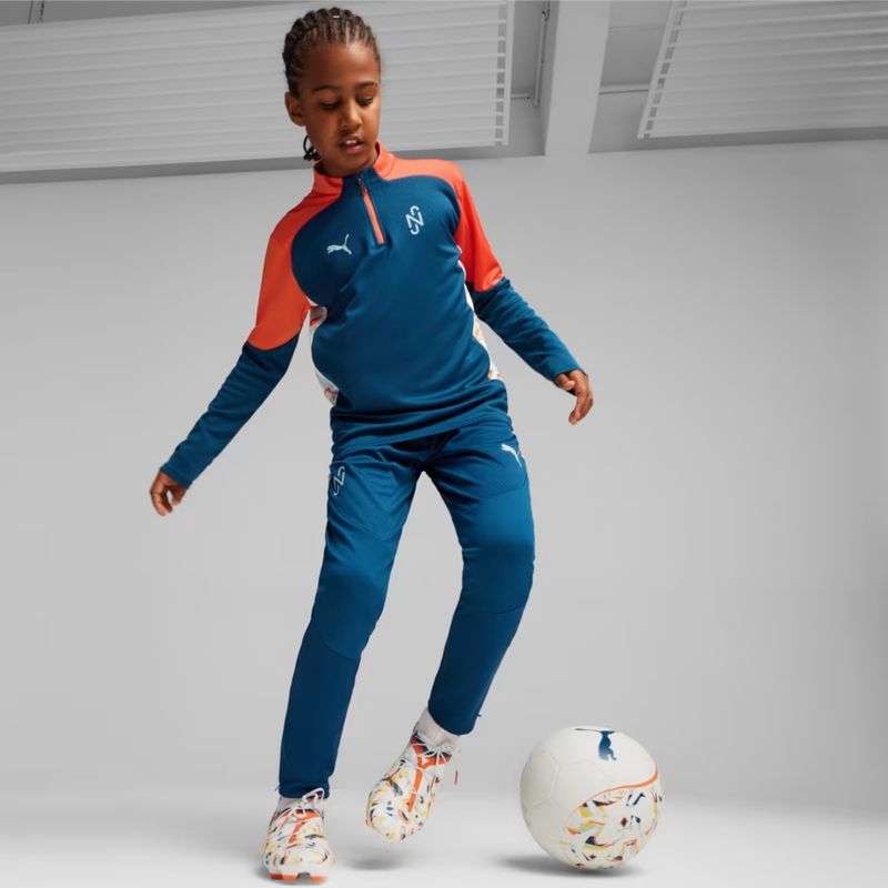 Blusao-Puma-Neymar-Jr-Infantil---Azul-Laranja