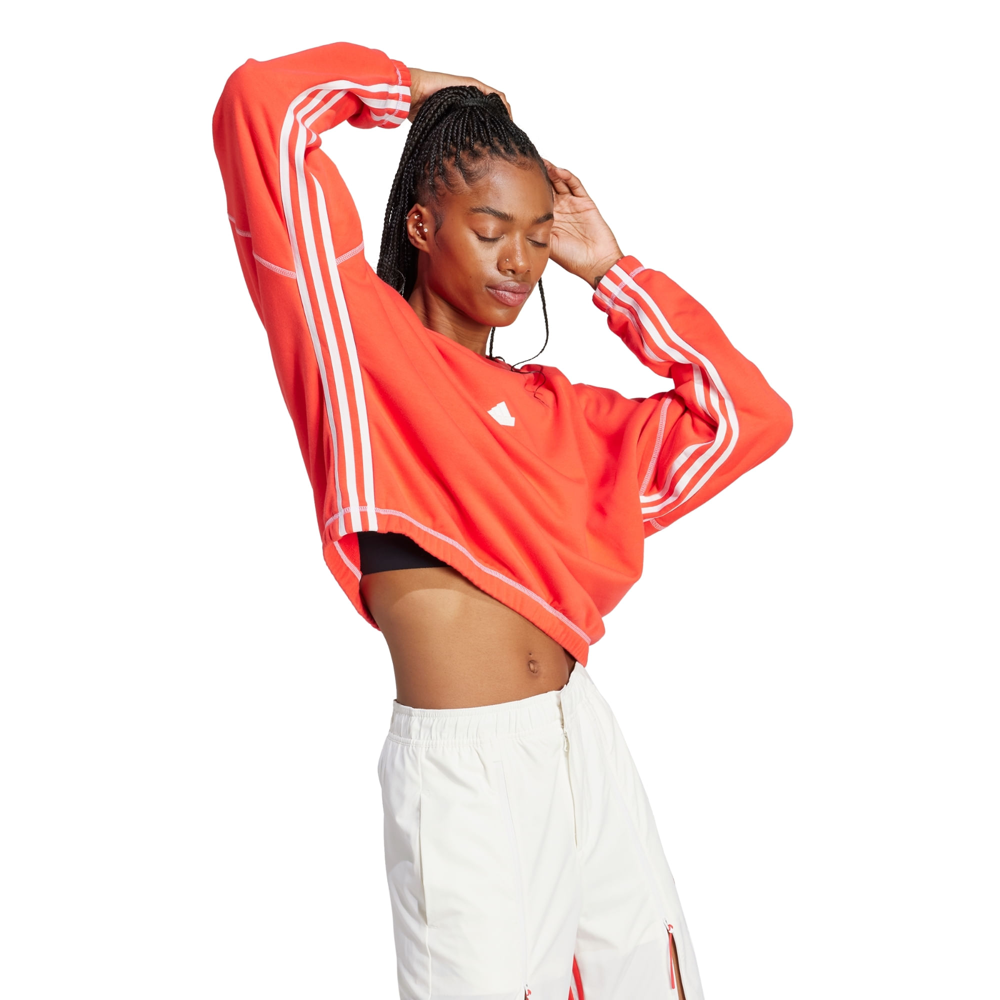 Moletom Adidas All-Gender Anti-Microbial Express Feminino - Laranja