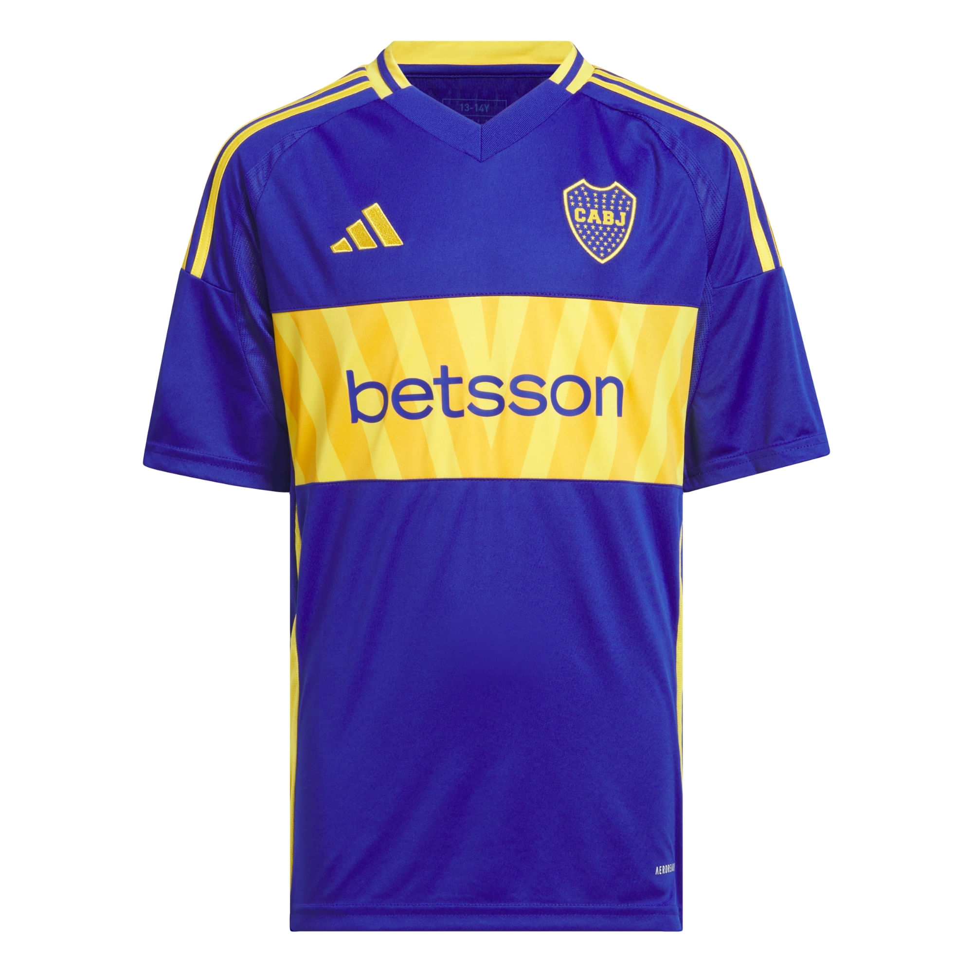 Camisa Boca Juniors I 2024/25 Adidas Infantil - Azul/Amarelo