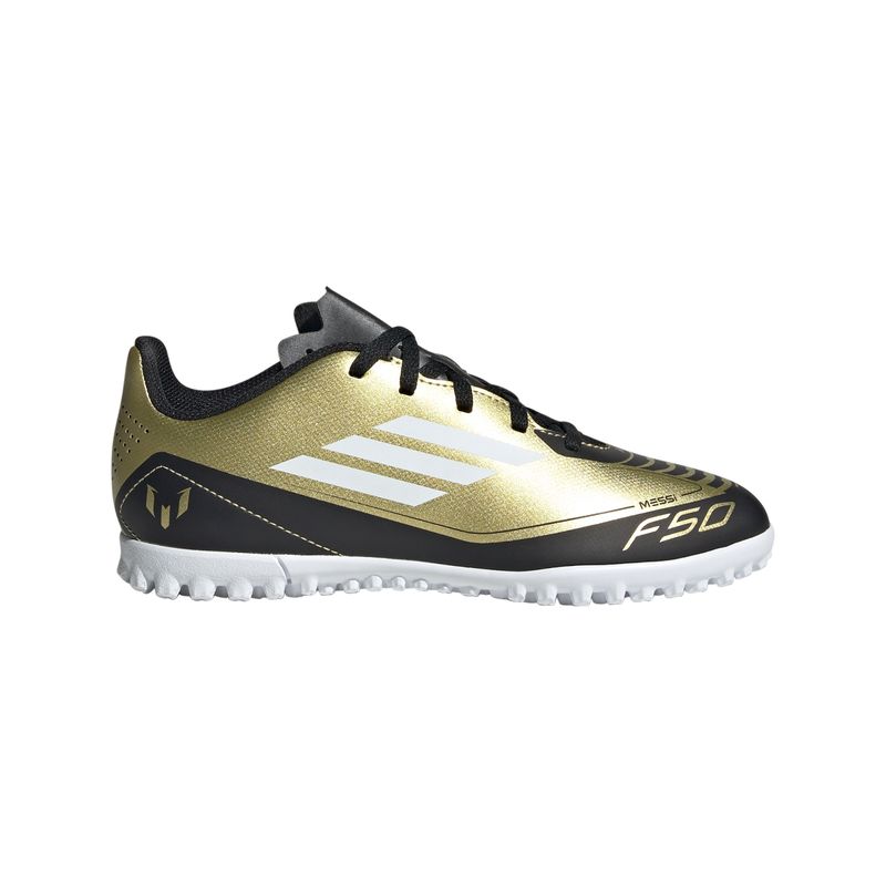 Chuteira-Messi-F50-Club-Adidas-Society-Infantil-Infantil---Dourada