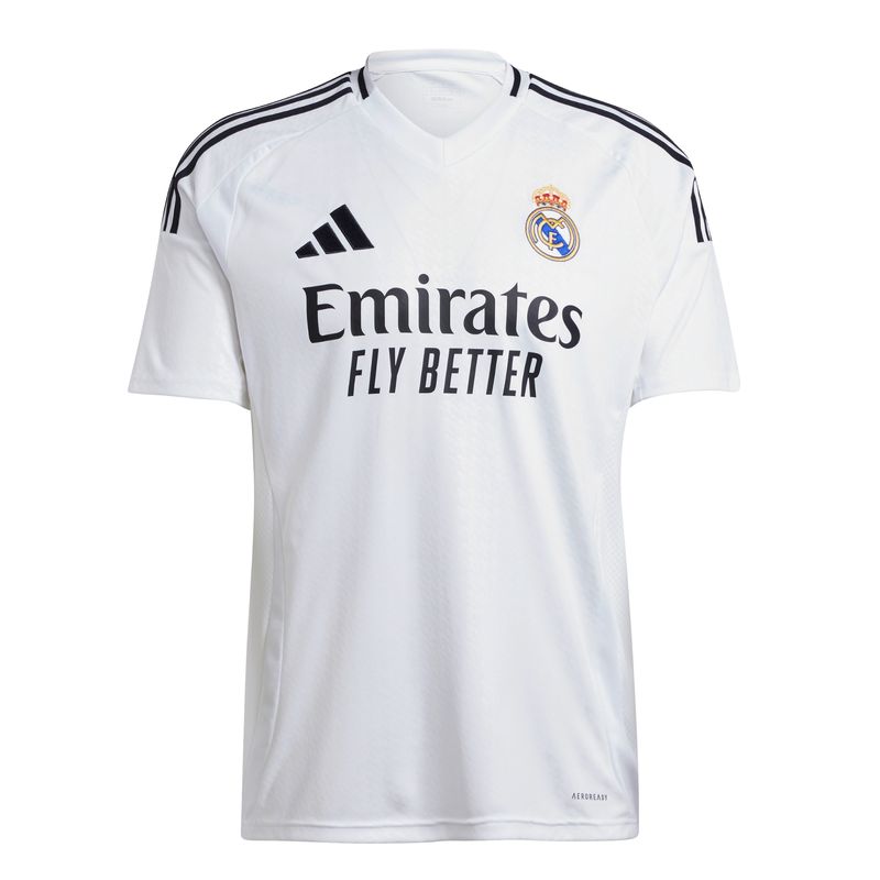 Camisa-1-Real-Madrid-24-25-Adidas-Torcedor-Masculina---Branca