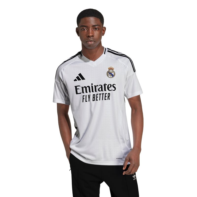 Camisa-1-Real-Madrid-24-25-Adidas-Torcedor-Masculina---Branca