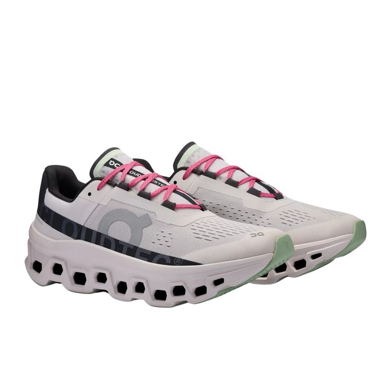 Tênis On Running  Cloudmonster masculino -  cinza claro