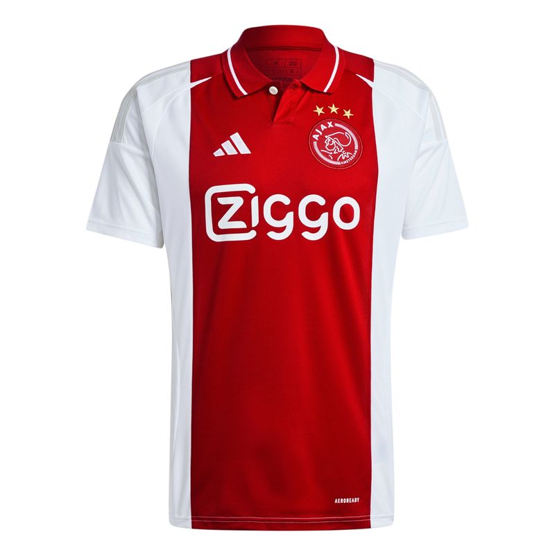 Camisa-1-Ajax-Amsterdam-24-25-Adidas-Masculina---Vermelha-Branca