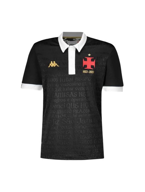 Camisa Vasco Iii 23/24 Kappa Infantil - Preta