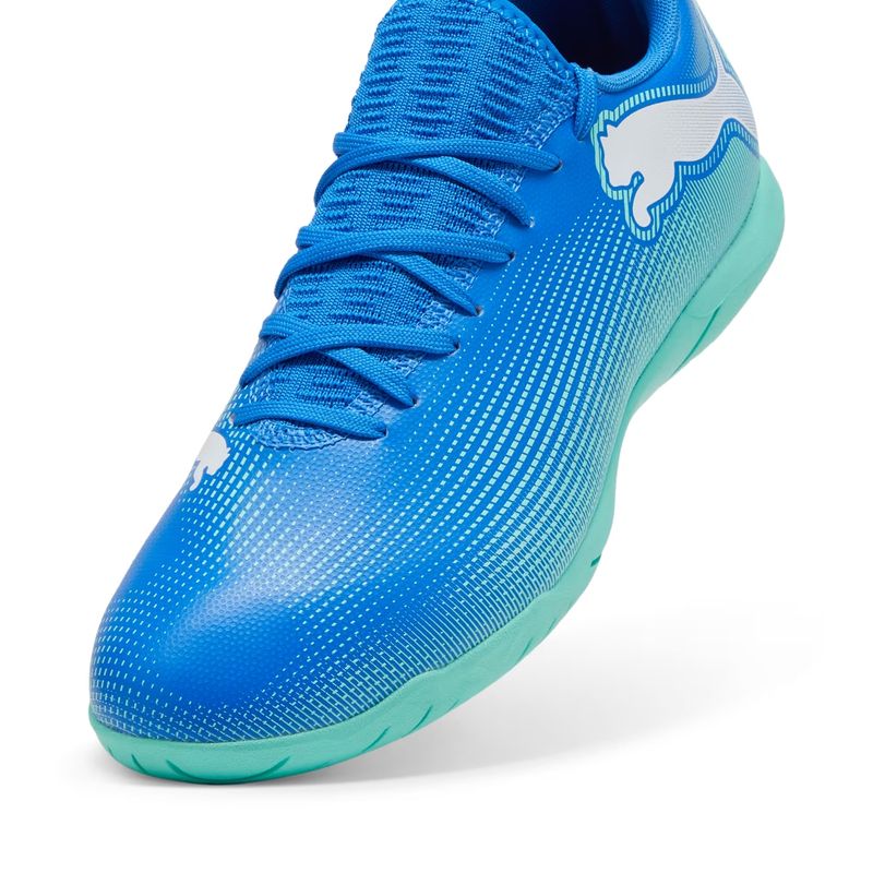 Chuteira-Futsal-puma-FUTURE-7-PLAY-masculina---azul