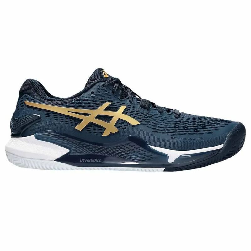 TeNIS-ASICS-GEL-RESOLUTION-9-CLAY-feminino---azul-marinho-Dourado