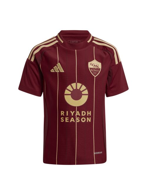 Camisa Roma I 2024/25 Adidas Infantil - Vinho