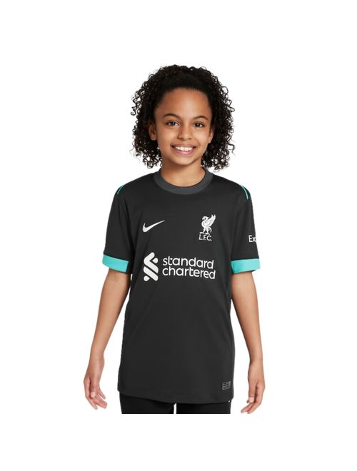 Camisa Liverpool II 2024/25 Nike Pro Infantil - Preta