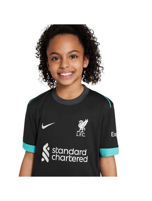 Camisa Liverpool II 2024/25 Nike Pro Infantil - Preta