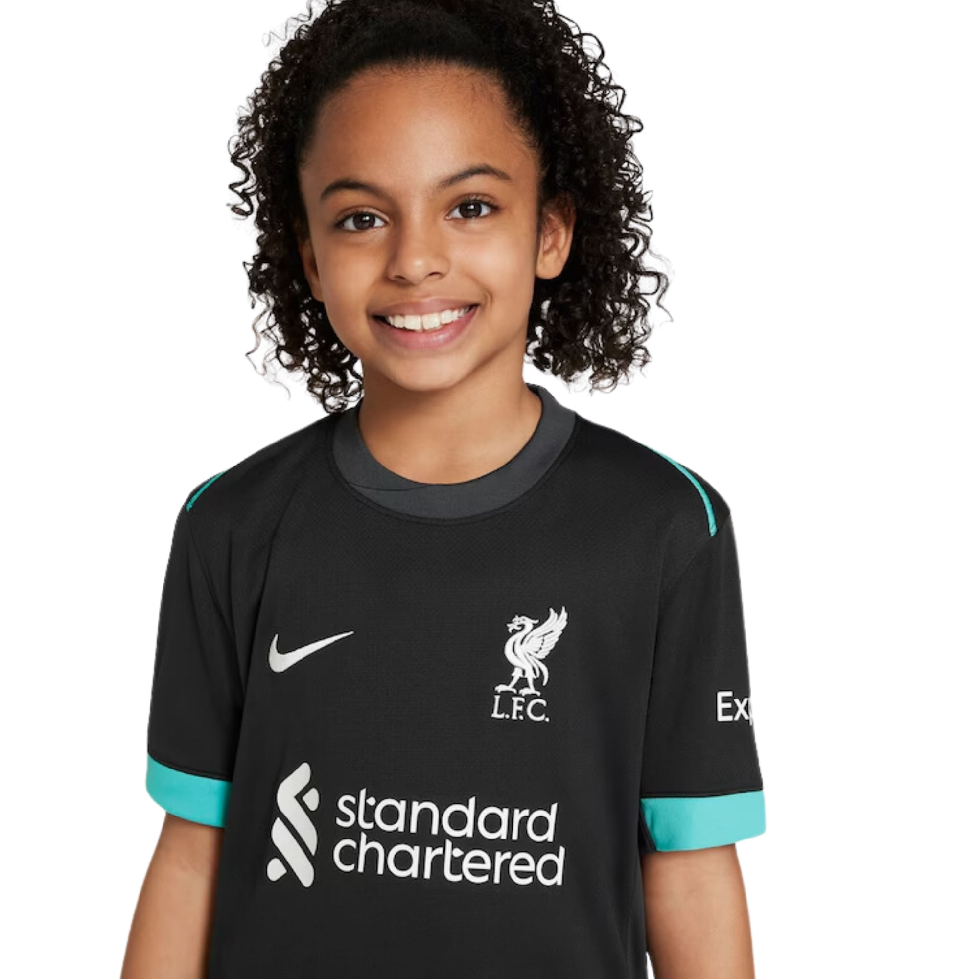 Camisa Liverpool Ii 2024/25 Nike Torcedor Pro Infantil - Preta