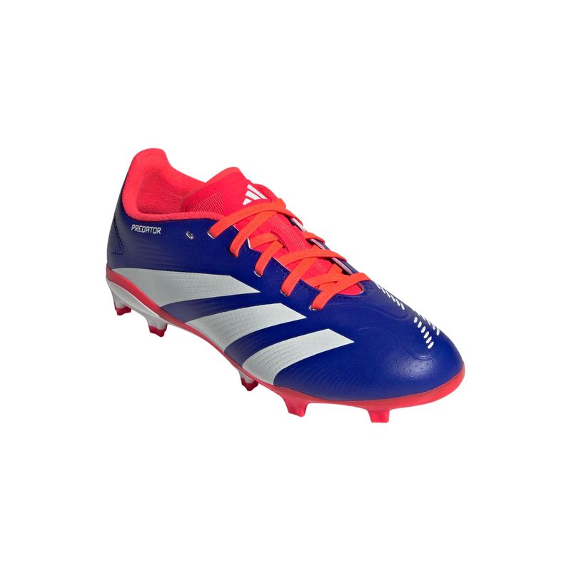 Chuteira-Predator-League-Adidas-Campo-Infantil---Azul-Vermelha