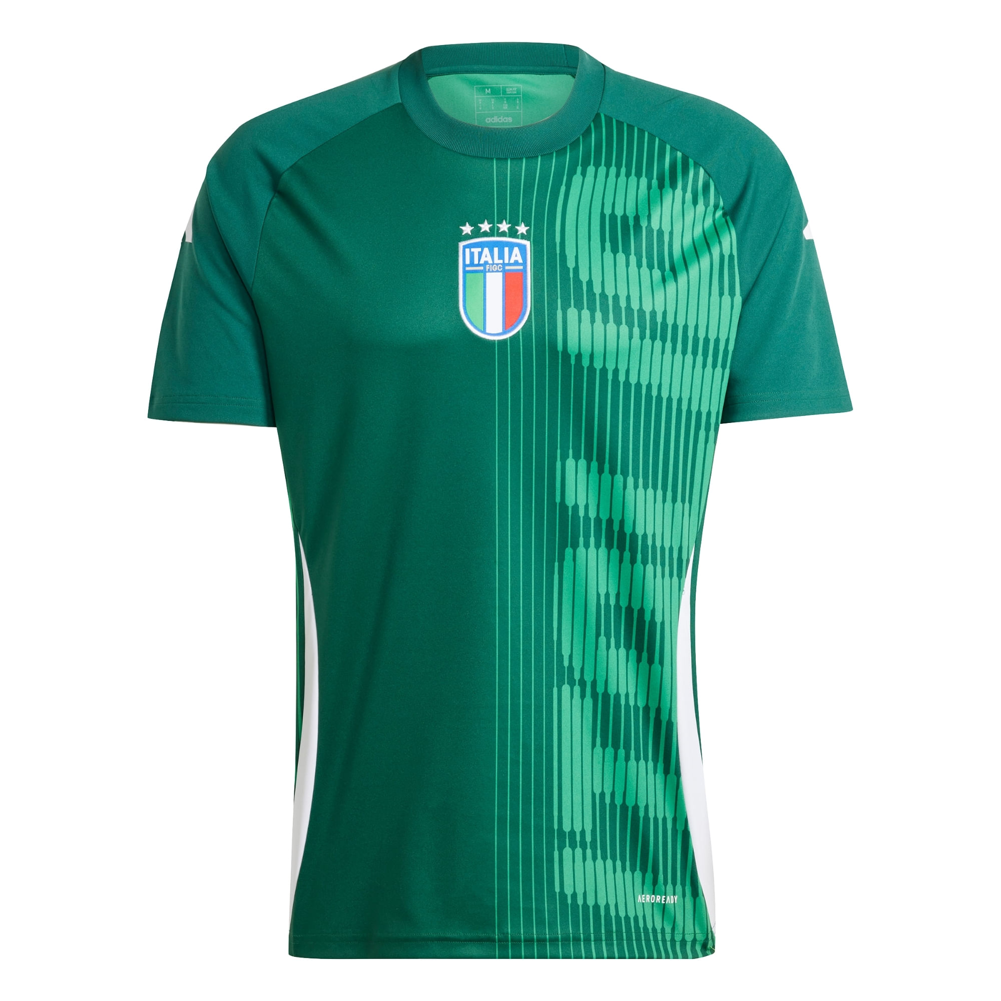 Camisa Itália 2024/25 Adidas Pré-Jogo Masculina - Verde