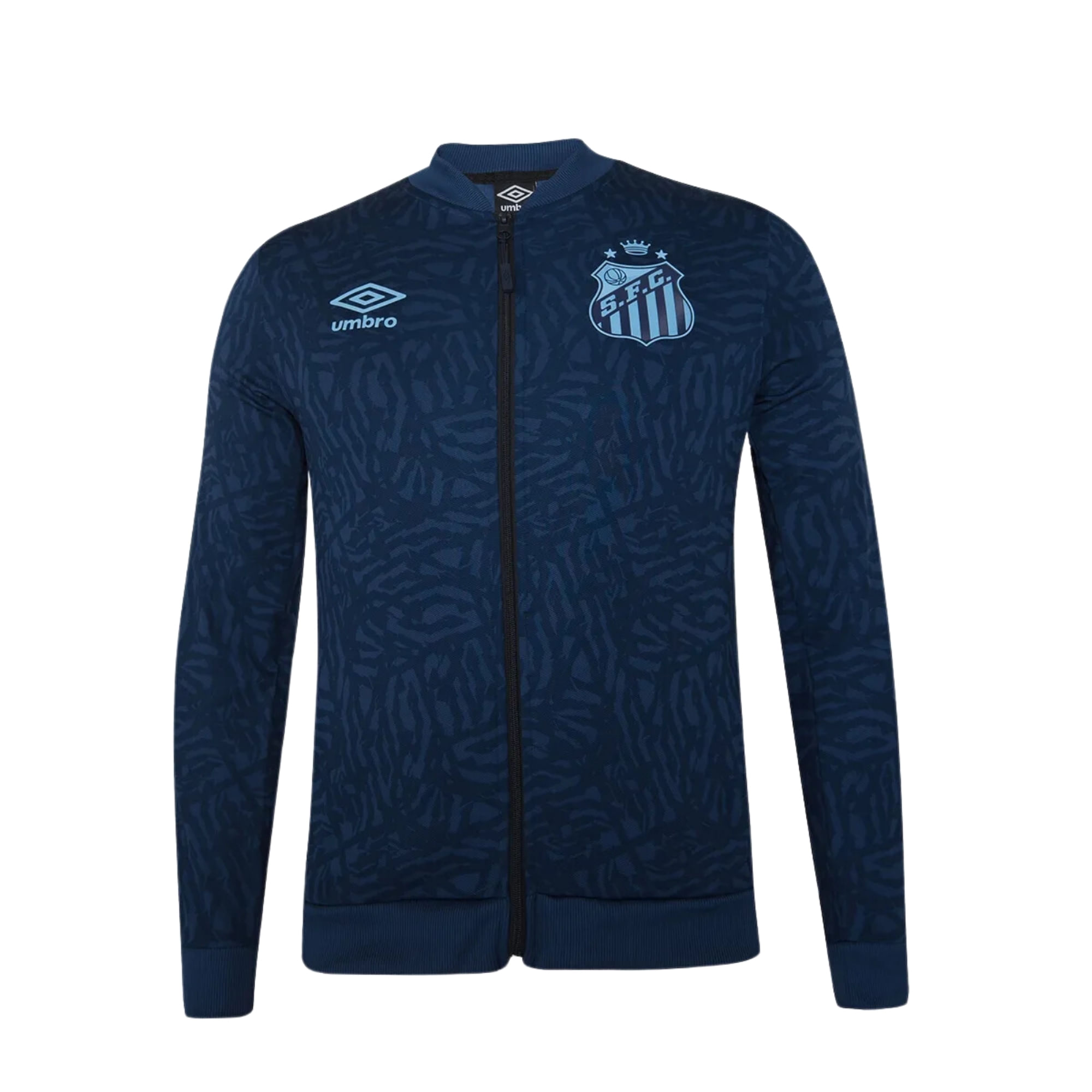 Jaqueta Santos 2024 Umbro Hino Masculina - Azul