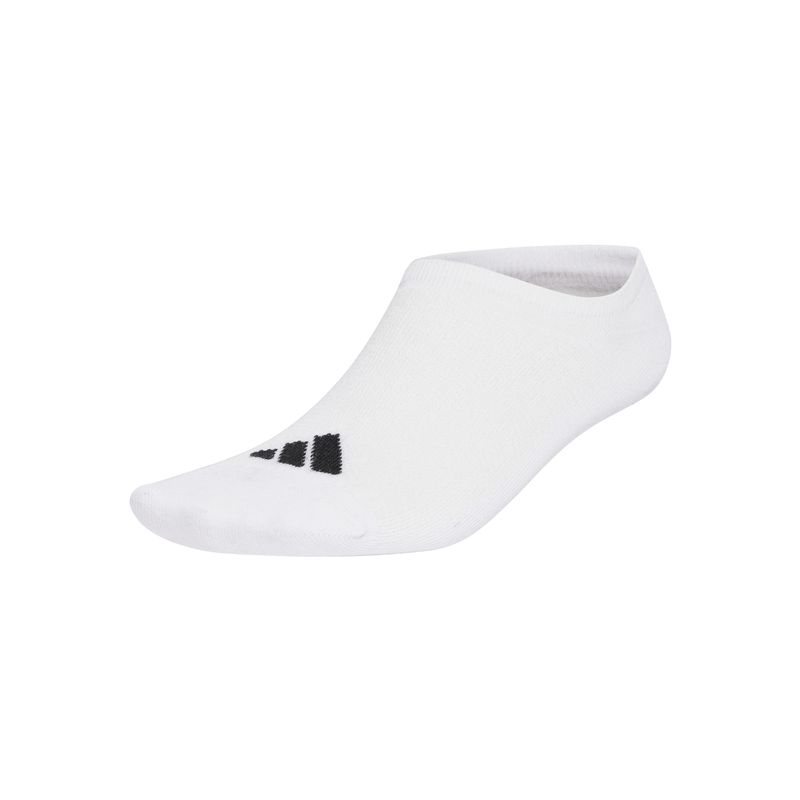 Kit-Meia-Adidas-Sportswear-Malha-Elastica-No-Show-Pacote-3-Pares-Unissex---Branca
