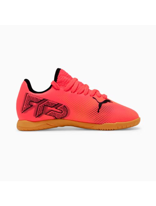 Chuteira Futsal Puma Future 7 Play Bdp Infantil - Laranja