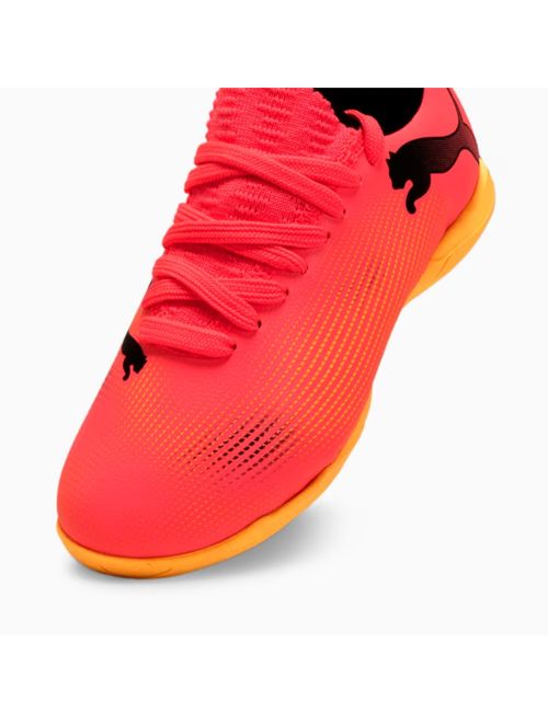 Chuteira Futsal Puma Future 7 Play Bdp Infantil - Laranja