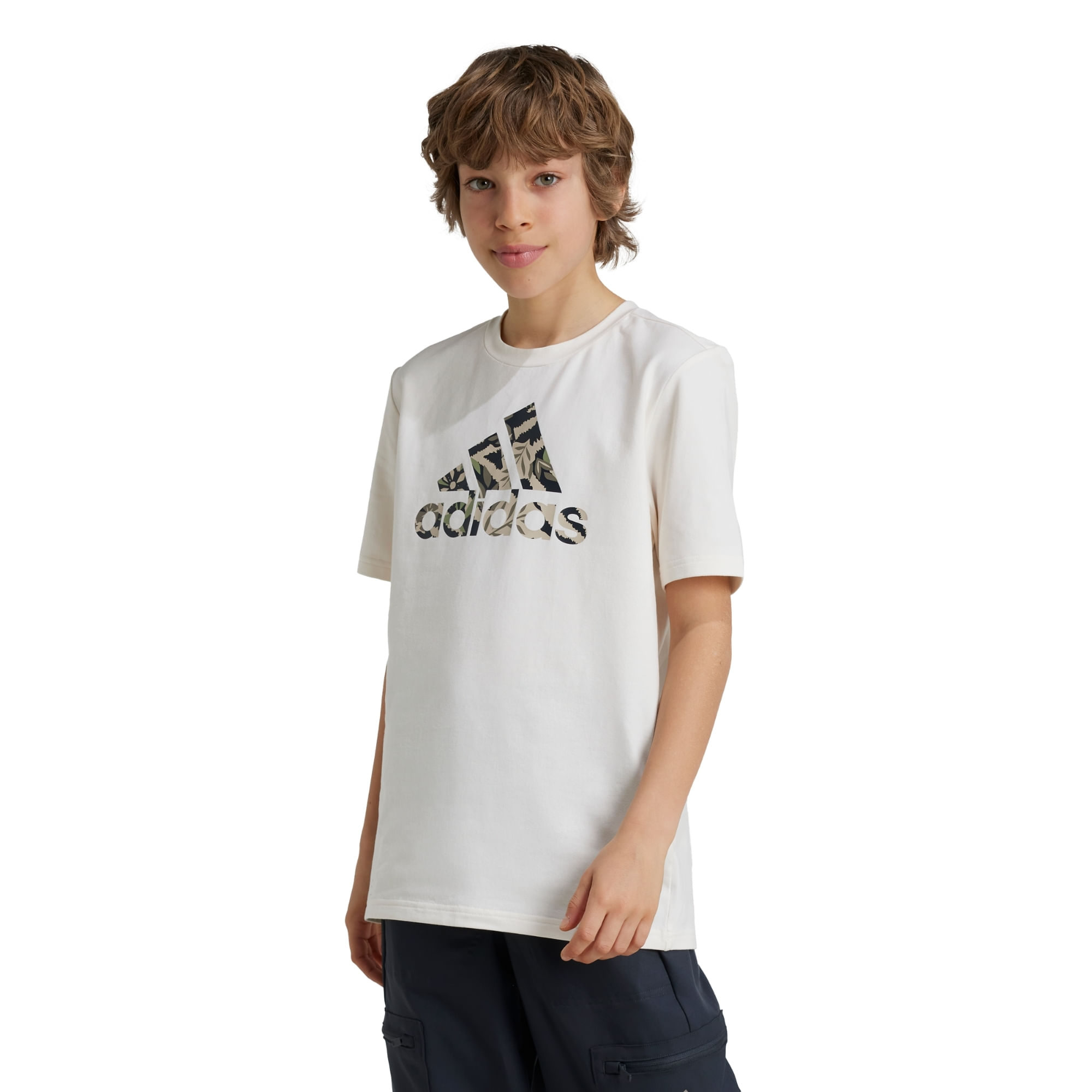 Camiseta Adidas Disney Rei Leão Infantil - Off White