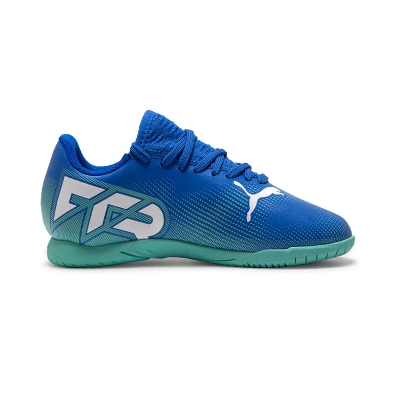 Chuteira-Futsal-puma-FUTURE-7-PLAY-PS-BDP-infantil---azul