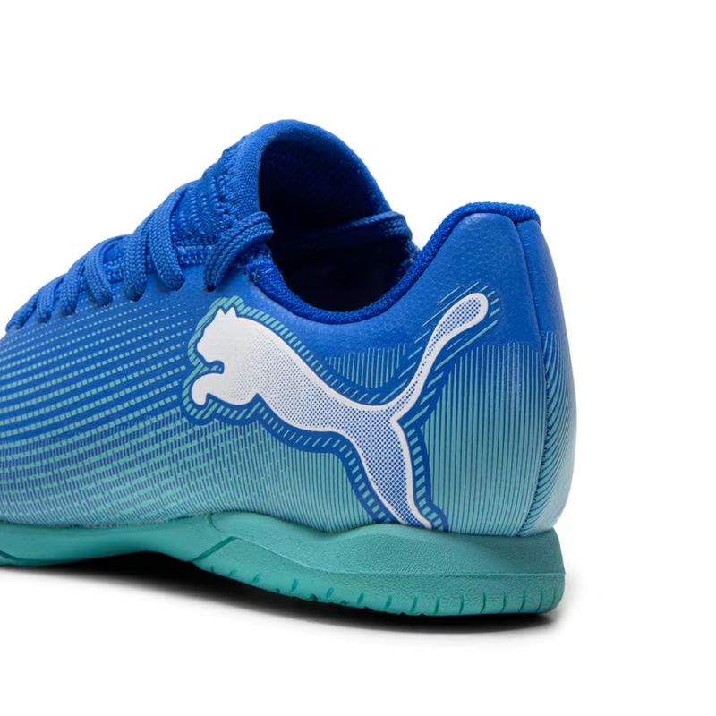 Chuteira-Futsal-puma-FUTURE-7-PLAY-PS-BDP-infantil---azul