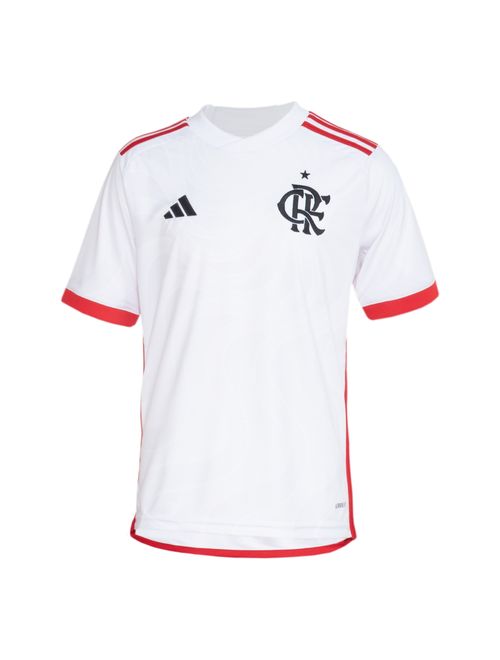 Camisa Flamengo II 2024/25 Adidas Infantil - Branca