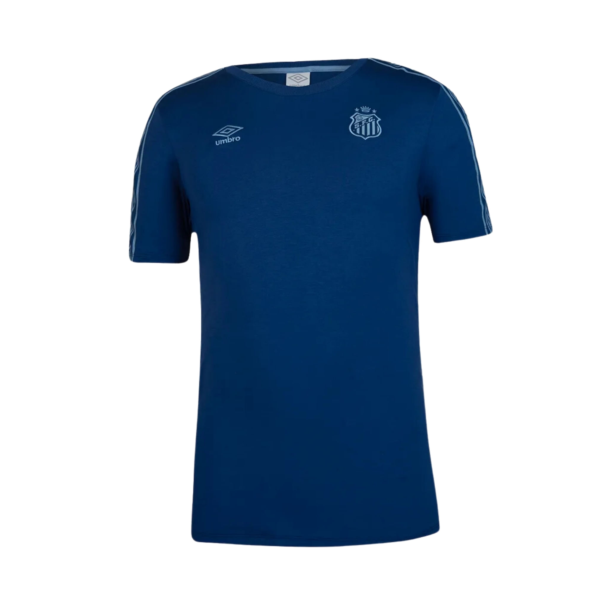 Camisa Santos 2024 Umbro Concentração Masculina - Azul Marinho
