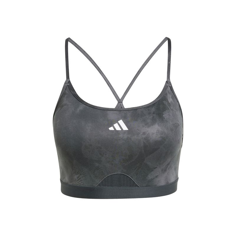 Top-Adidas-Aeroreact-Essentials-Feminino---Cinza