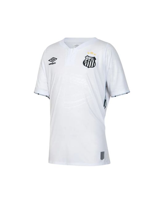 Camisa Santos I 2024 Umbro Oficial Unissex - Branca/Preta