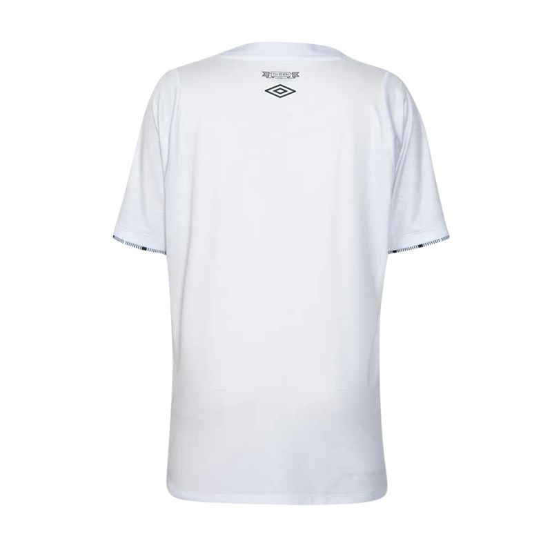 Camisa-Santos-I-2024-Umbro-Oficial-Unissex---Branca-Preta