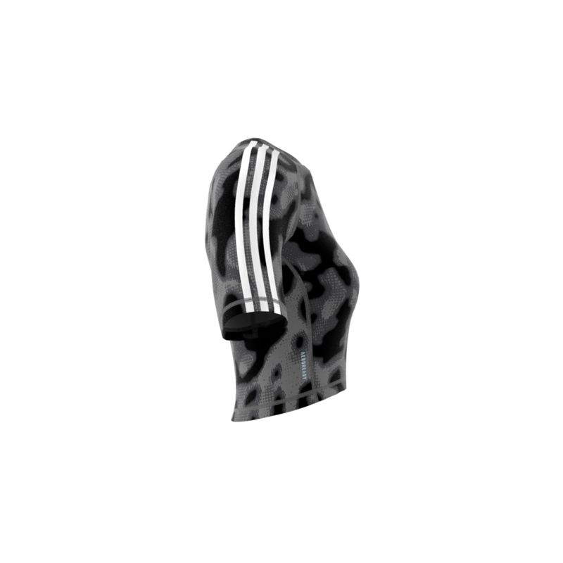 Camiseta-Adidas-Estampada-Own-The-Run-Tres-Listras-Feminina---Cinza-Preta