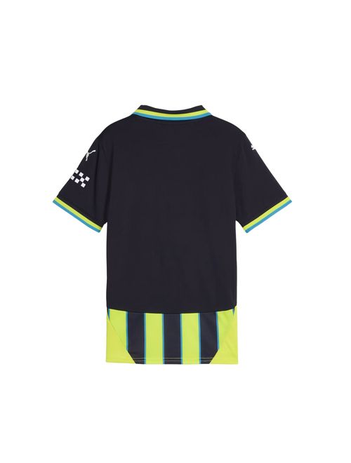 Camisa Manchester City II 24/25 Puma Way Infantil - Preta/Amarela